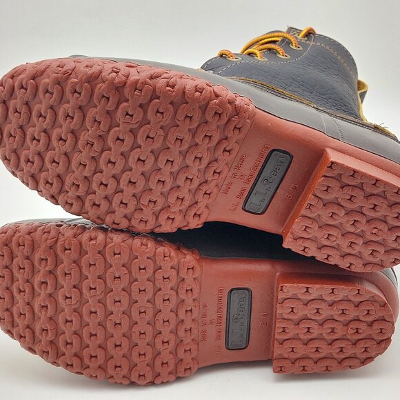 LL Bean Bison Leather Boots for Women - Size 7 - Picture 11 of 13